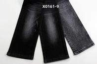 10.5 Oz Preto Alto Estiramento Warp Slub Denim Tecido Para Jeans