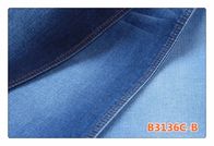 Tela Jean Material macio da sarja de Nimes do Spandex do algodão das calças de brim 10.8oz 97% Ctn 3% Lycra