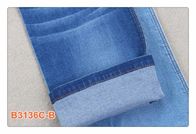 Tela Jean Material macio da sarja de Nimes do Spandex do algodão das calças de brim 10.8oz 97% Ctn 3% Lycra