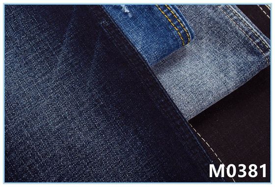 Tela lavada da sarja de Nimes do Spandex do algodão