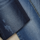 tela da sarja de Nimes com o estiramento apropriado para as calças de brim das mulheres que fazem em 9,9 onças em escuro - cor azul