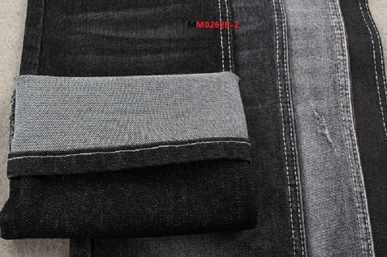 Escuro pesado - o azul recicla o pano Stretchable das calças de brim da tela da sarja de Nimes