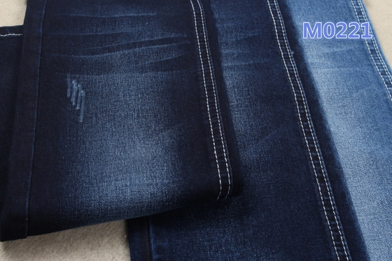 62/63" material Stretchable 11oz Eco da tela das calças de brim amigável