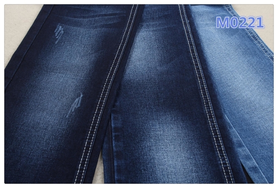 62/63" material Stretchable 11oz Eco da tela das calças de brim amigável