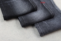 Tela alta da sarja de Nimes do estiramento do Spandex pesado preto do algodão para mulheres Jean Pants