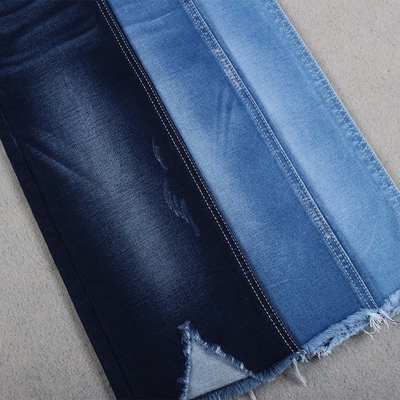Escuro claro - tela azul 59" da sarja de Nimes do estiramento largura para a roupa do saco