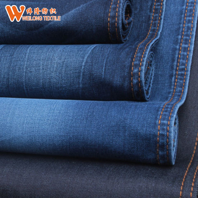 Mercerizando 56" tela da sarja de Nimes do estiramento da largura 11.3oz para calças da mulher