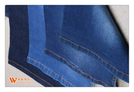 O índigo imprimiu o Spandex orgânico do algodão 2% da tela 98% da sarja de Nimes para o vestuário