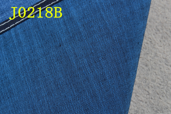 Tela da sarja de Nimes 9OZ com descolagem azul da parte traseira do Spandex do poliéster do algodão de Tencel 3/1 de sarja do assistente