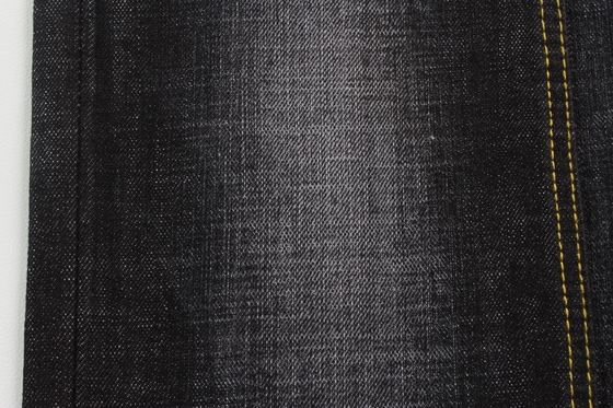 Sanforizing 63" tela completa da sarja de Nimes do Spandex do algodão da largura 12Oz com Slub da urdidura