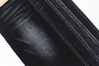 Tecido jeans de algodão e poliéster de tom preto 11,8 onças para saias shorts