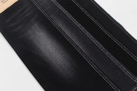 Tecido jeans elástico 356gsm 10,5 oz cor preta 3/1 sarja mão direita