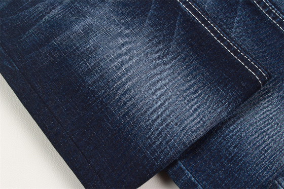 Tecido jeans chanfrado 10,5 oz com elasticidade e toque macio cor preta