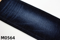 Cross Slub Style Stretch Denim Fabric With Dark Blue Woven Denim 62/63 Embalado em rolos