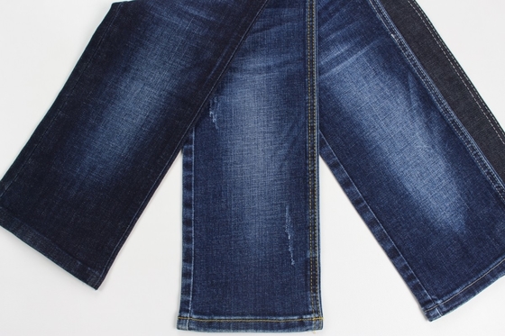 Venda a quente e por grosso de tecido de jeans azul escuro
