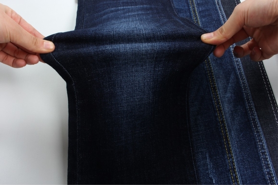 Venda a quente e por grosso de tecido de jeans azul escuro