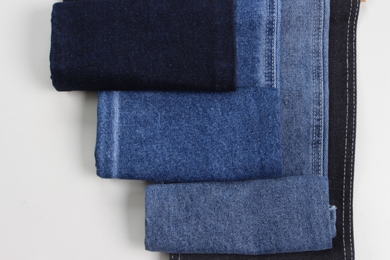 Varejo de 100% de algodão Tecidos rígidos de denim azul escuro para jeans