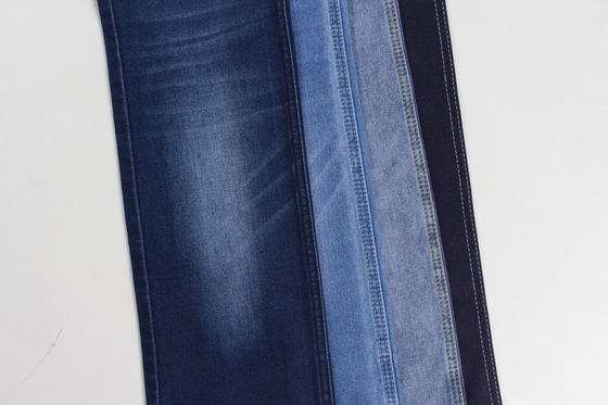 Venda a retalho de tecido de denim de 10 onças de tecido de jeans azul escuro