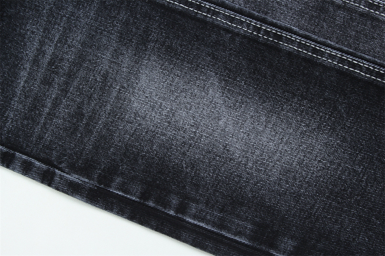 12oz Tecido preto de denim para homem jeans ou jaqueta traseira preta para jeans de marca