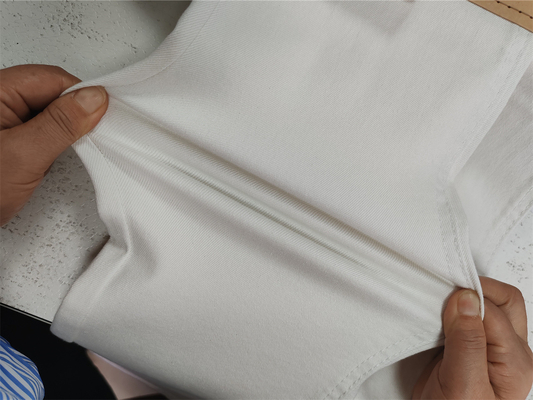 10oz PFD RFD tecido branco de denim para mulheres jeans de alta qualidade super estiramento branqueamento acabamento de fábrica da China weilong