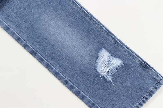 Tecidos de algodão 100% rígidos de denim azul escuro para fabricação de jeans