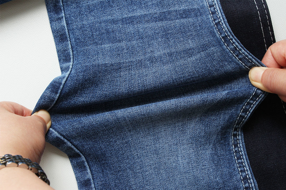 8.7 oz de tecido de denim para homem calças curtas com barra de warp