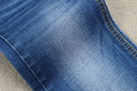 9.5 Oz Denim de alta estiragem com barras de warp Skinny jeans de alta estiragem de melhor qualidade