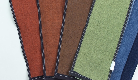 Grosso 10 oz Tecido de denim colorido na parte traseira para jeans