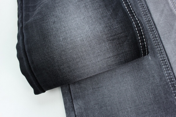 11.5 oz preto e colorido traseiro de camada dupla de tecido jeans denim