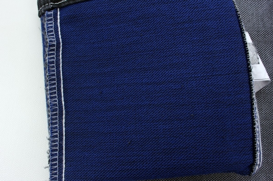 11.5 oz preto e colorido traseiro de camada dupla de tecido jeans denim
