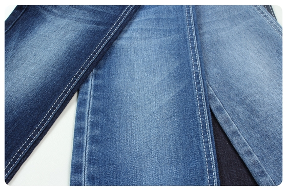 Tecido de denim de alongamento para calças largas Spandex alto