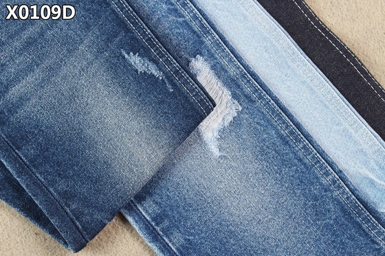 Tecido de algodão pesado vintage 14,5 oz tecido apertado 6 x 6 TWILL fresco algodão esticável respirável