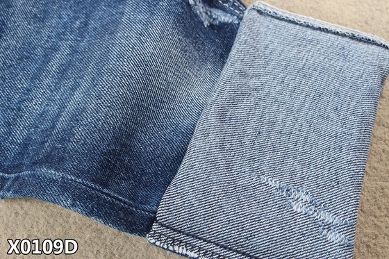 Tecido de algodão pesado vintage 14,5 oz tecido apertado 6 x 6 TWILL fresco algodão esticável respirável