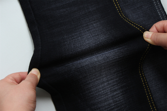11.5 Oz Cross Slub Black Backside Denim Fabric For Man Jeans Índia Mercado Estilo China Fábrica em Guangdong