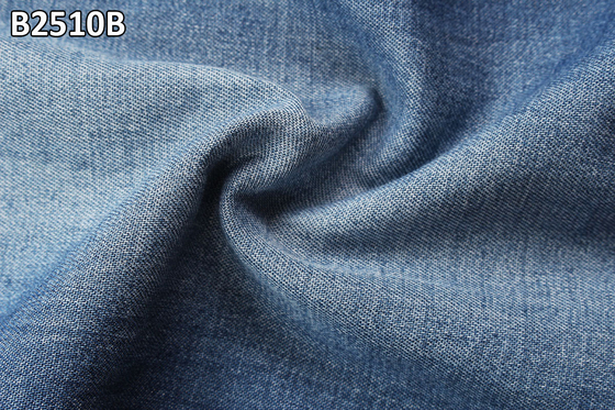 Camisa Denim Tecido 5oz Mão suave Sentir boa qualidade rígida 100% algodão