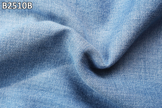 Camisa Denim Tecido 5oz Mão suave Sentir boa qualidade rígida 100% algodão