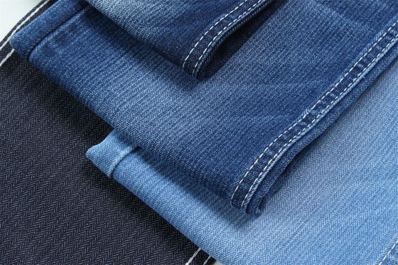 Novo tecido de denim Herringbone M0562D tecido de denim de alongamento baixo para jeans de moda