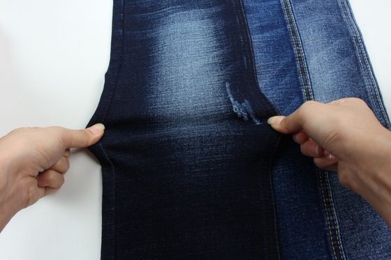 Grátis 13,3 oz azul escuro TR tecelamento slub calça jeans tecido