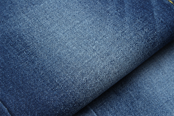 Nova tendência de moda reciclagem algodão tecido denim 100% algodão 10,5 oz ecológico
