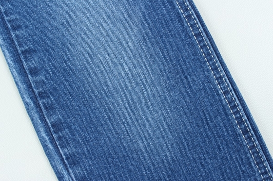 Algodão Spandex 11 oz Vermelho escuro Warp Slub Tecido Denim Jeans Tecido