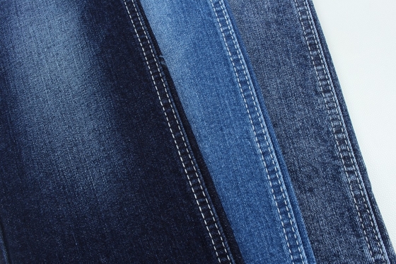 Algodão Spandex 11 oz Vermelho escuro Warp Slub Tecido Denim Jeans Tecido