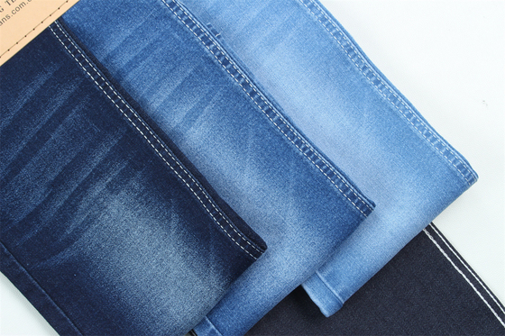10.5 Oz Super Stretch Tecido Denim Para Mulheres de Verão Jeans Algodão Poliéster Rayon Spandex Com Warp Slub Alto Estiramento