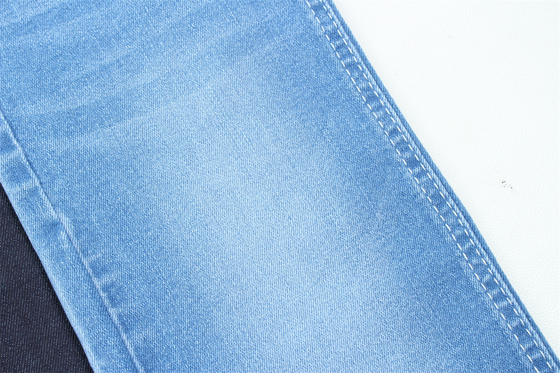 10.5 Oz Super Stretch Tecido Denim Para Mulheres de Verão Jeans Algodão Poliéster Rayon Spandex Com Warp Slub Alto Estiramento