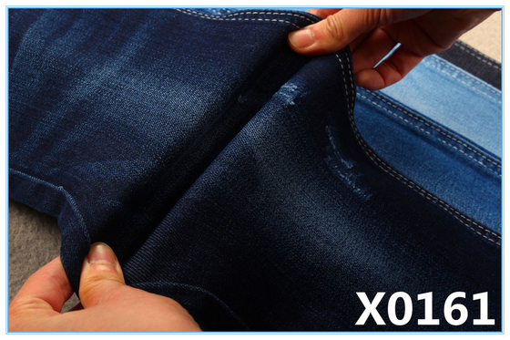 Indigo azul tecido de denim para jeans