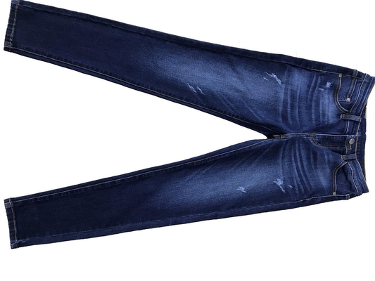 Indigo azul tecido de denim para jeans