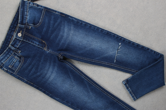 Indigo azul tecido de denim para jeans