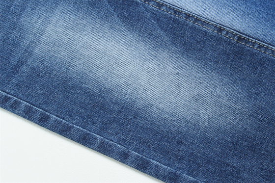 Tecido de algodão de poliéster de duplo núcleo, espandêx, jeans de denim