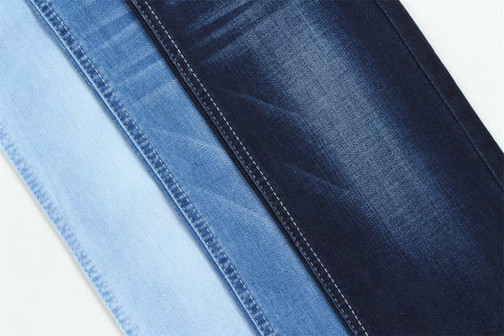 10 Uma vez Dobby algodão poliéster spandex estiramento Jacquard denim tecido para jeans