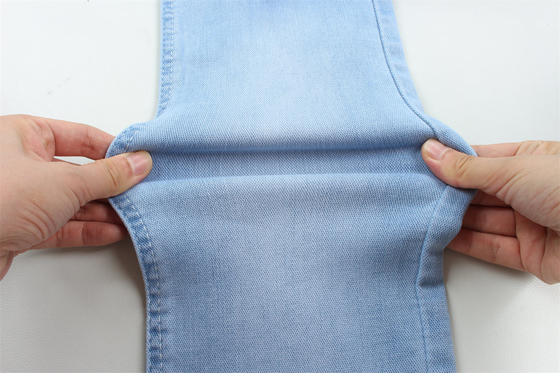 10 Uma vez Dobby algodão poliéster spandex estiramento Jacquard denim tecido para jeans