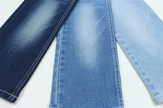 190Cm Largo Anel Slub Estiramento Tecido Denim Para Homens Jeans